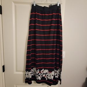 Maxi skirt with floral print bottom, Tommy Hilfiger size XS